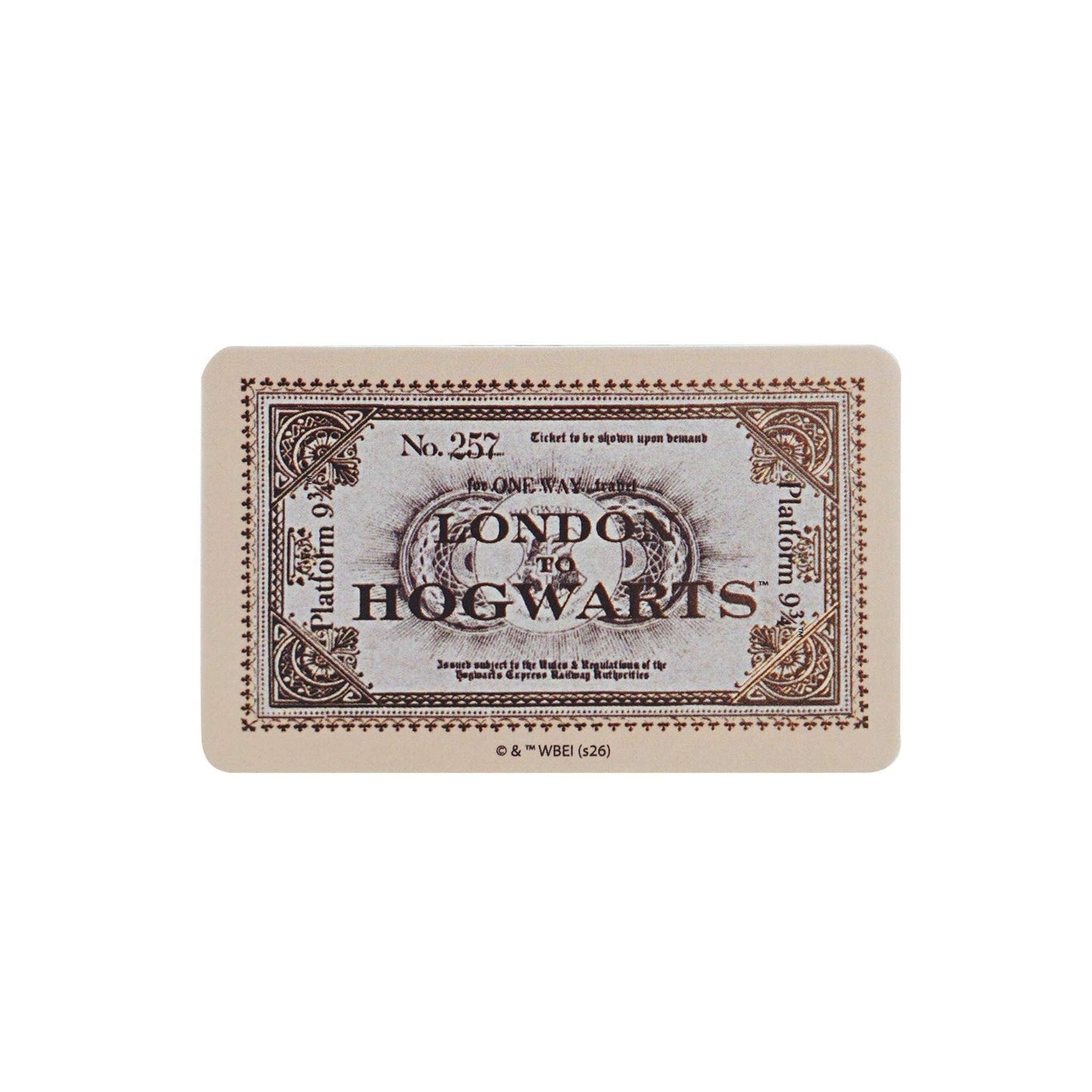 Sticker vinyle Harry Potter - London to Poudlard