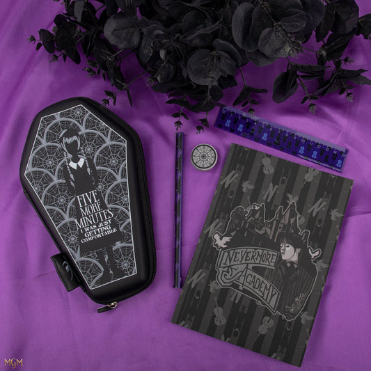 Briefpapier-Set Sarg von Wednesday