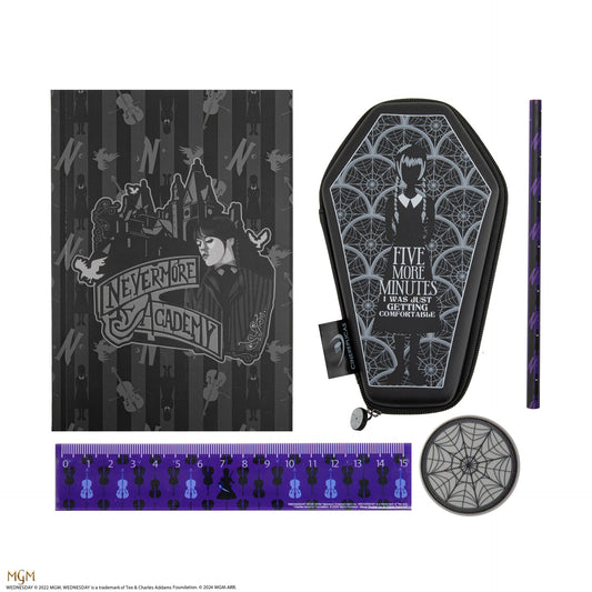 Briefpapier-Set Sarg von Wednesday