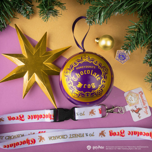 Weihnachtskollektion Halskette & Schokofrosch-Pin