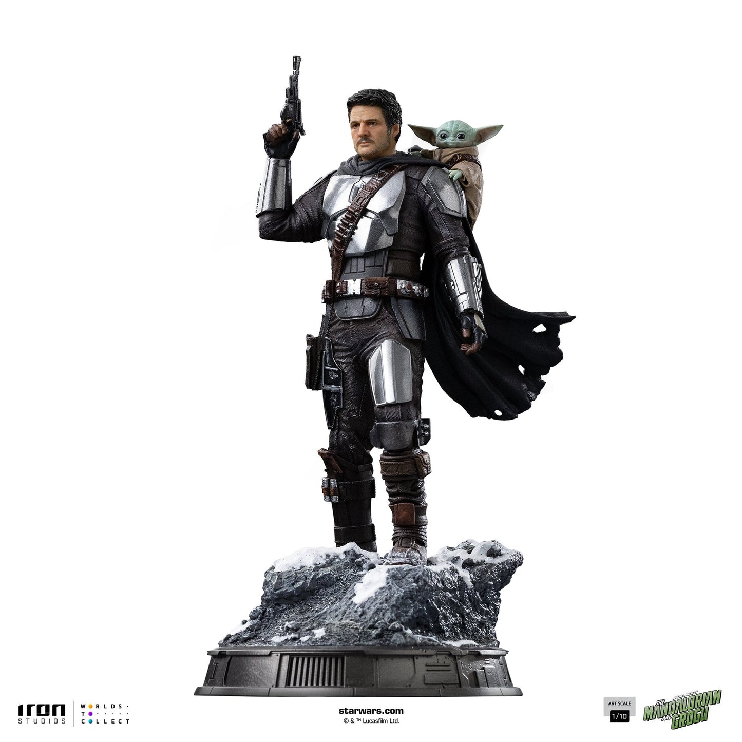 Statue Mandalorian und Grogu – The Mandalorian und Grogu Film – Art Scale 1/10 – The Mandalorian & Grogu