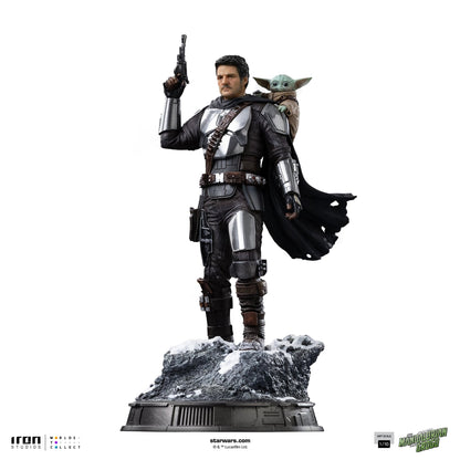 Statue Mandalorian und Grogu – The Mandalorian und Grogu Film – Art Scale 1/10 – The Mandalorian & Grogu