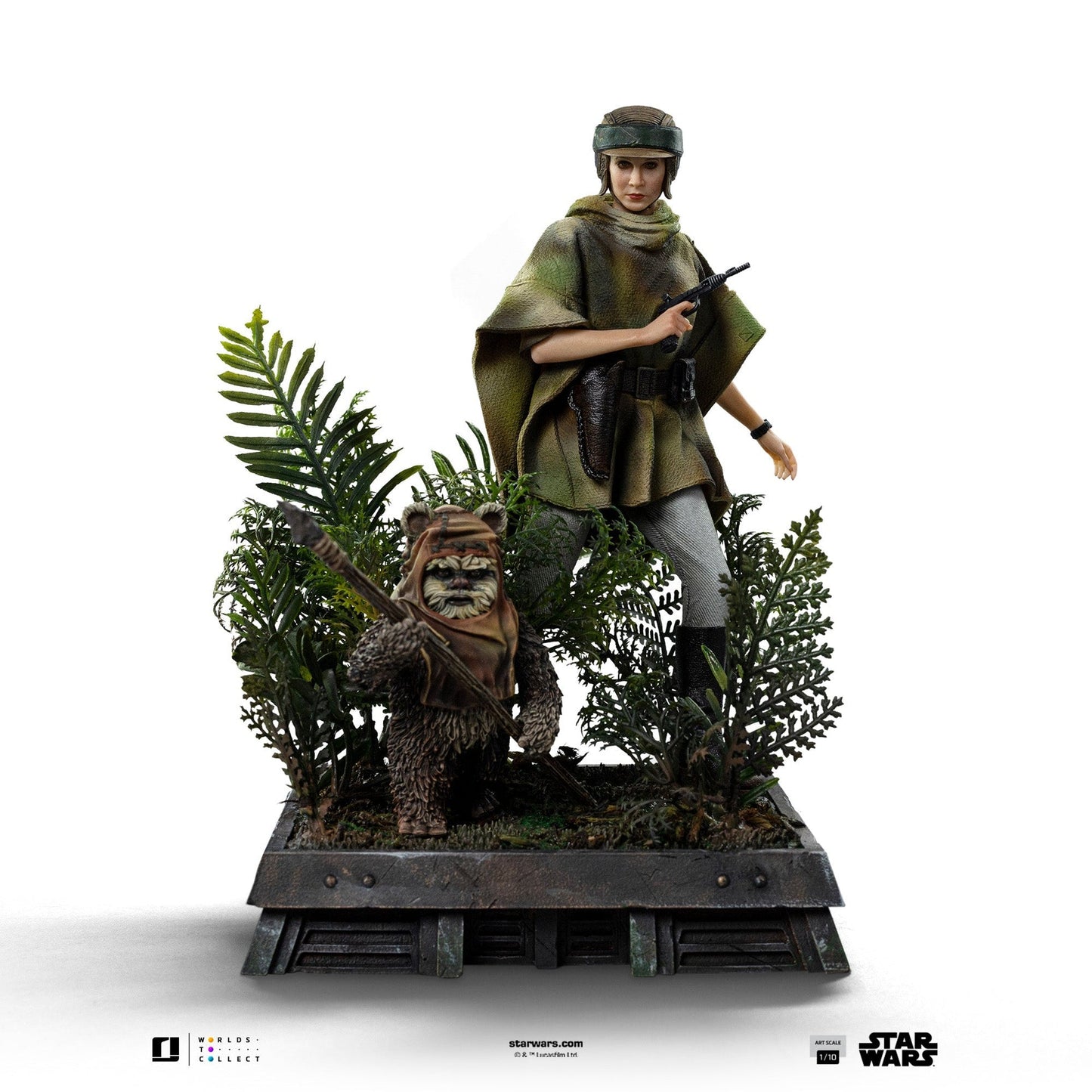 Statue Leia und Wicket – Star Wars Episode VI – Art Scale 1/10
