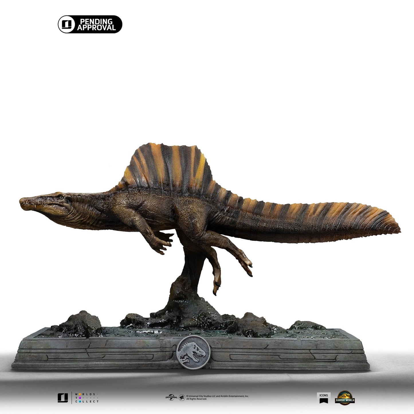 Spinosaurus-Statue – Jurassic World: Rebirth – Icons