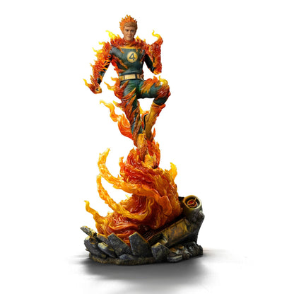 Statue Human Torch (Blue Suit Variant) - Fantastic Four - Art Scale 1/10 - Die Fantastischen Vier
