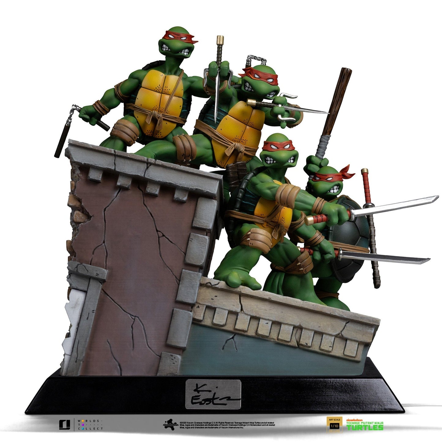 Statue TMNT 1st Cover Set (Signed Version) – Teenage Mutant Ninja Turtles – Art Scale 1/10