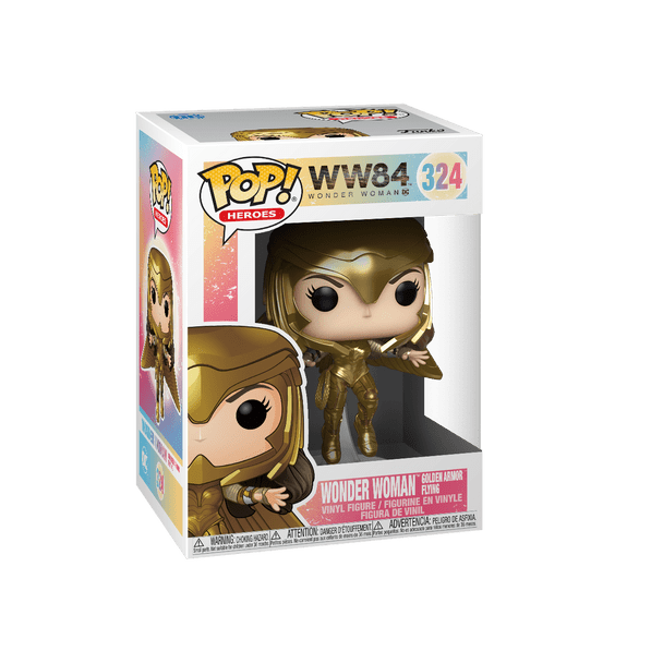 Pop! Wonder Woman Goldene Rüstung fliegend