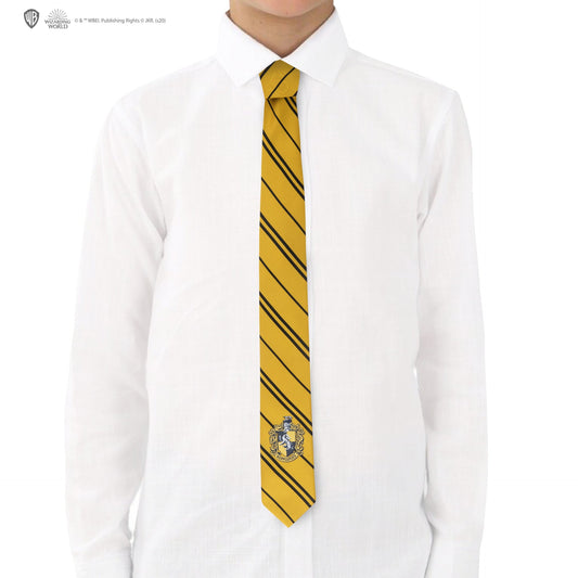 Krawatte Wappen gewebt Hufflepuff Kinder