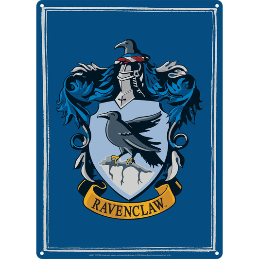 Plaque décorative en métal Harry Potter - Serdaigle