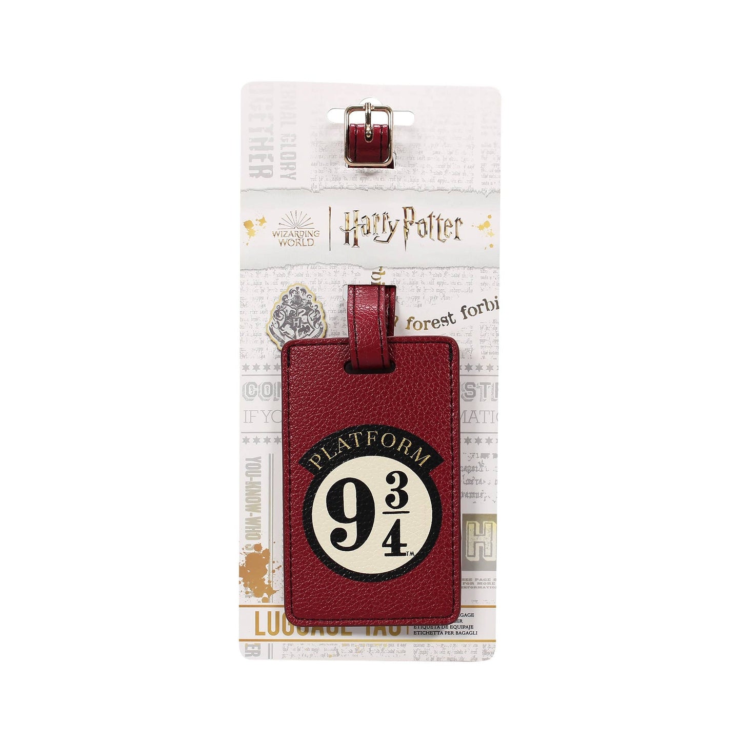 Étiquette de bagage Harry Potter - Voie 9¾
