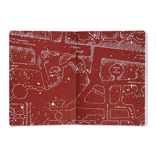 Flexibles A5 Notizbuch Harry Potter – Karte des Rumtreibers