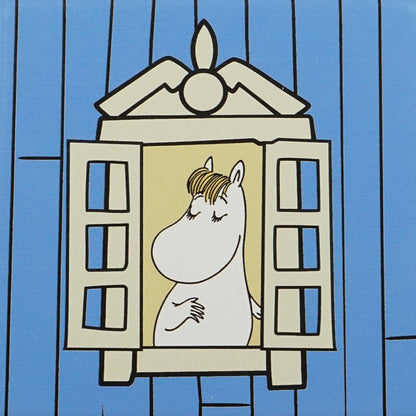 4 Moomin-Keramikuntersetzer – Zuhause