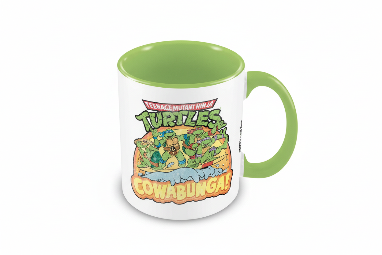 Teenage Mutant Ninja Turtles Tasse: Klassisch - Cowabunga