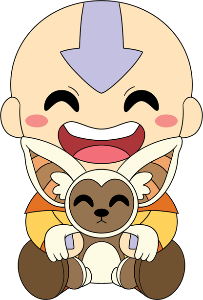 Aang und Momo Sitzplüsch (30 cm)