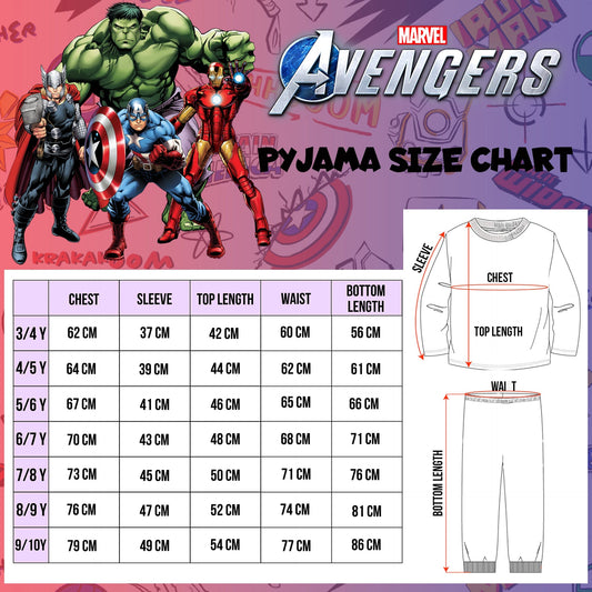 Pyjama – Set Avengers – Navy