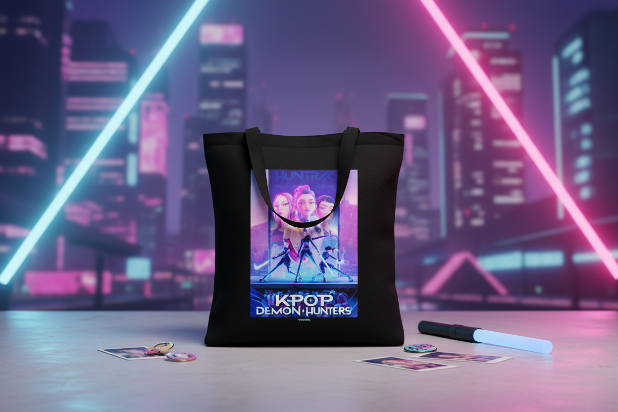 K-POP Demon Hunters Tote Bag - Main Poster