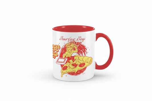 Stranger Things 4 - Surfer Boy Pizza Tasse