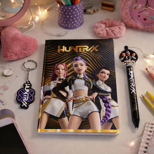 KPop Demon Hunters - Notizbuch-Set - Gold