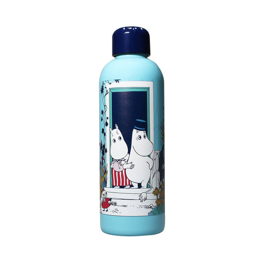 Moomin Metal Water Bottle - Riviera Blue