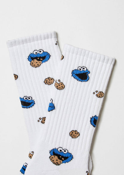 Chaussettes BeSesameStreet Cookie Monster Full Street