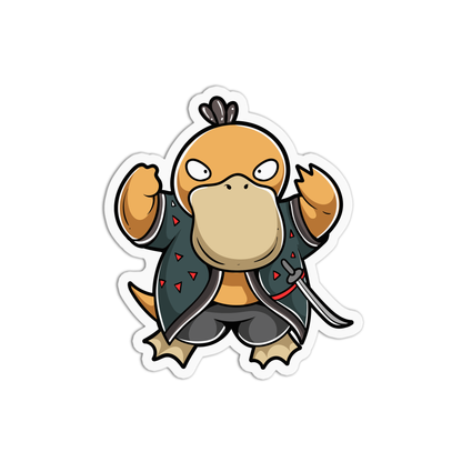 Samurai Eend Sticker