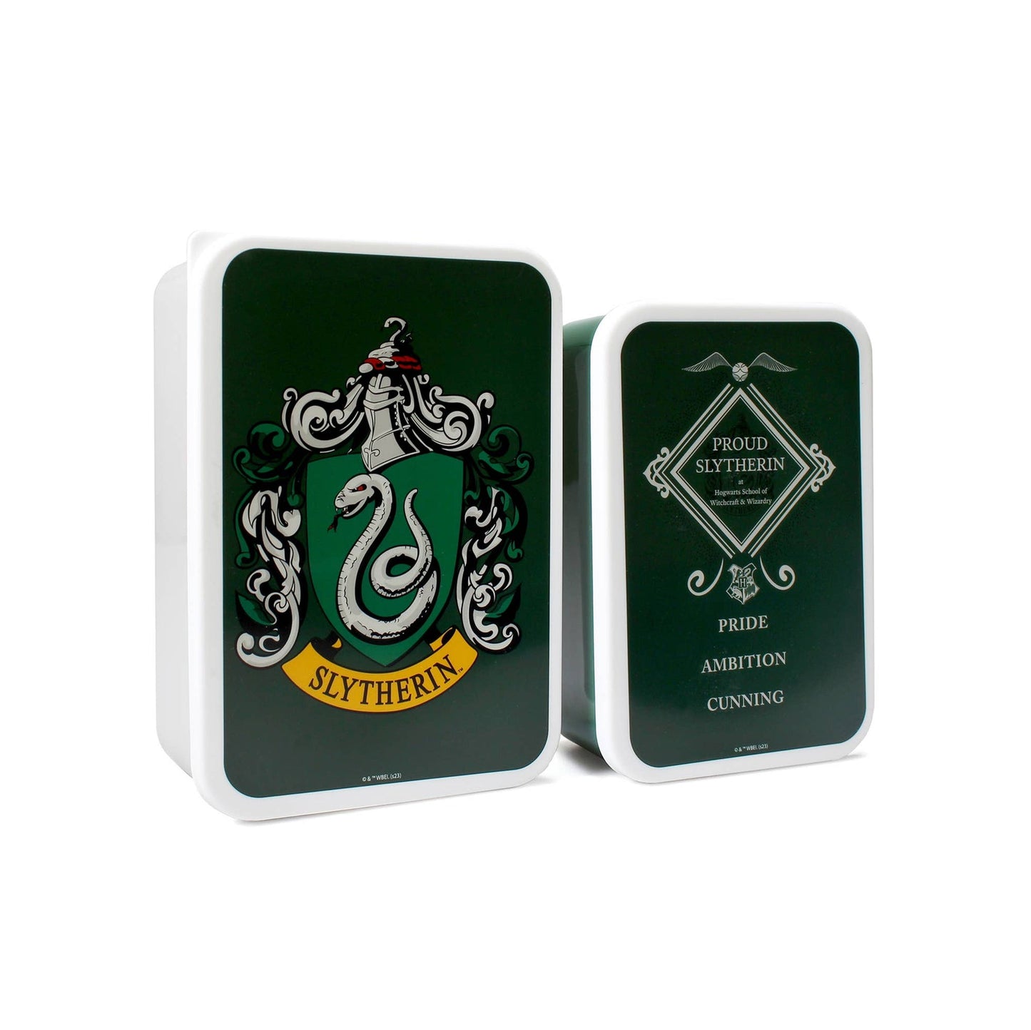 Set of 2 Harry Potter Lunch Boxes - Slytherin