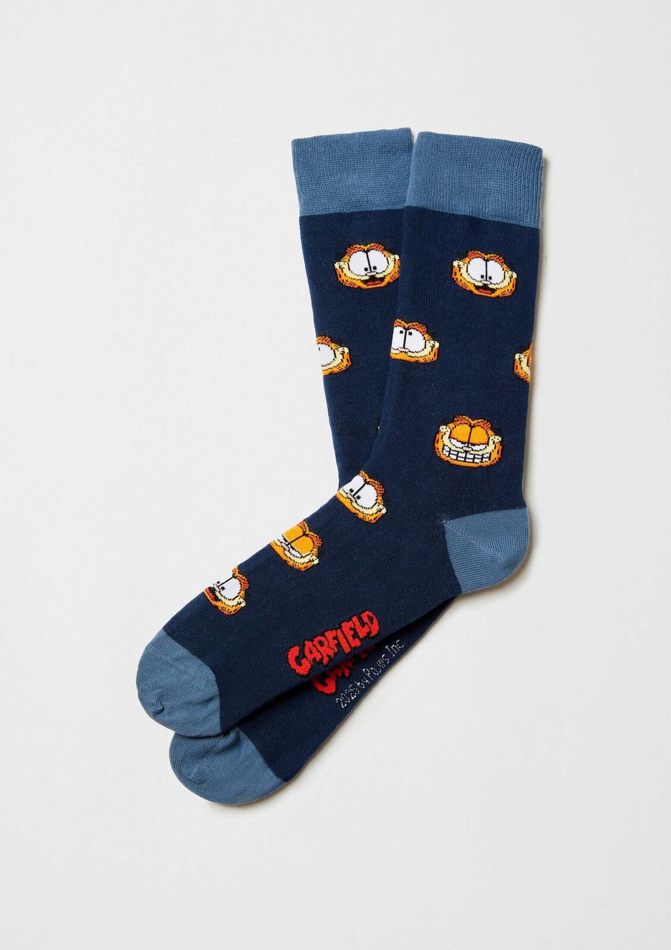 Chaussettes BeGarfield Faces Marine