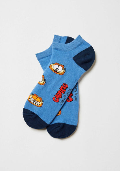 Chaussettes courtes BeGarfield Faces Gris