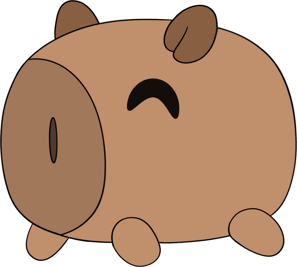 Wasserschwein-Stickie (15 cm)