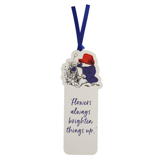 Lesezeichen Paddington – in Form von Papierblumen