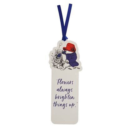Marque-page Paddington - en forme de papier Fleurs