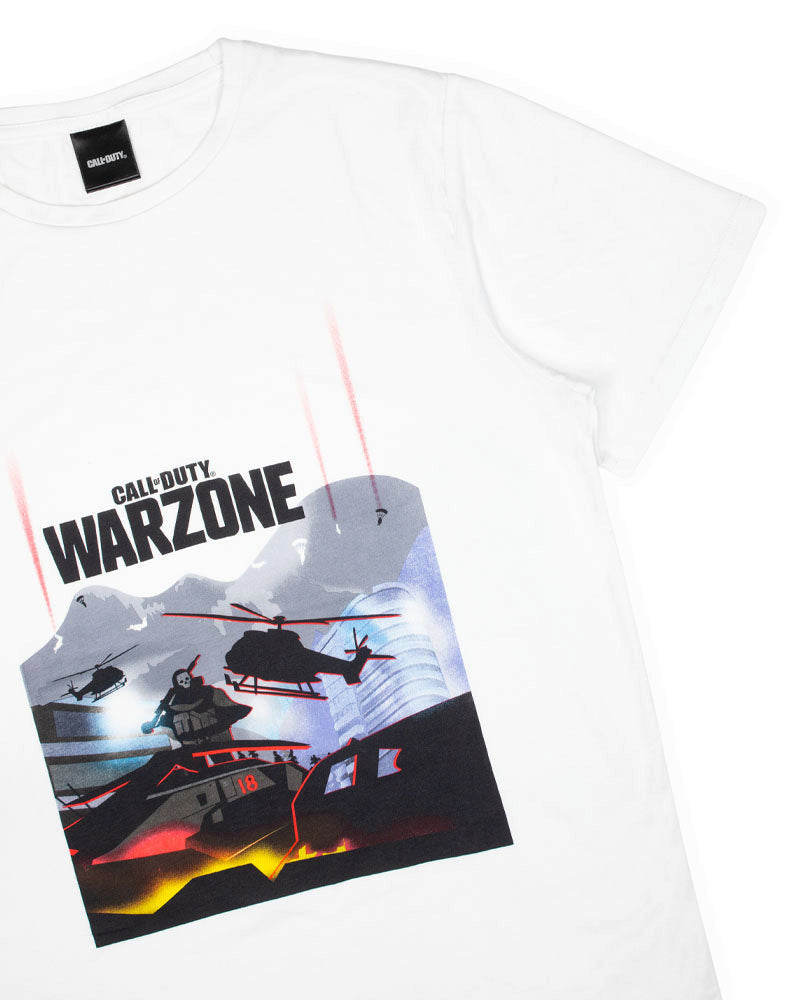 T-Shirt Call Of Duty Warzone - Hélicoptère