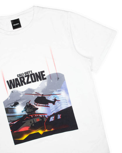 T-Shirt Call Of Duty Warzone - Hélicoptère