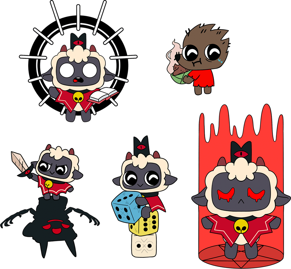 Cult of the Lamb Pin-Set