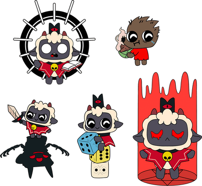 Cult of the Lamb Pin-Set