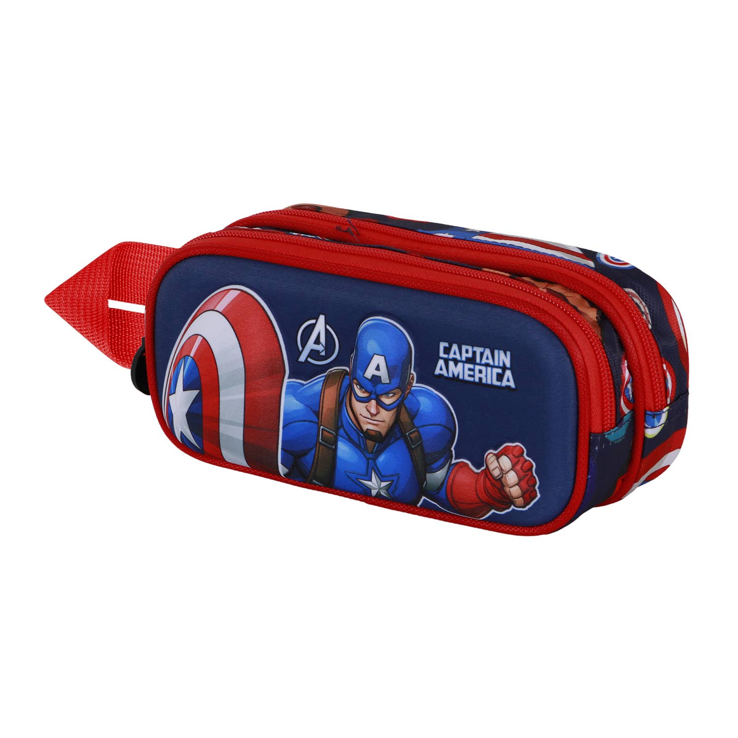 Trousse 3D Double Marvel Captain America « Patriot » – Multicolore