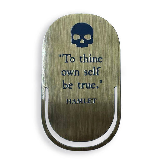 Shakespeare Metal Bookmark - Hamlet