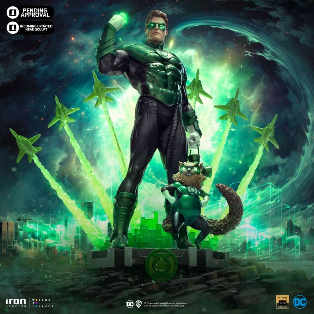 Green Lantern Unleashed Statue – DC Comics – Art Scale 1/10 – Justice League