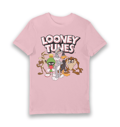T-shirt Looney Tunes groupe avec logo
