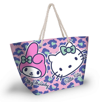 sac de plage sanrio hello kitty safari karactermania