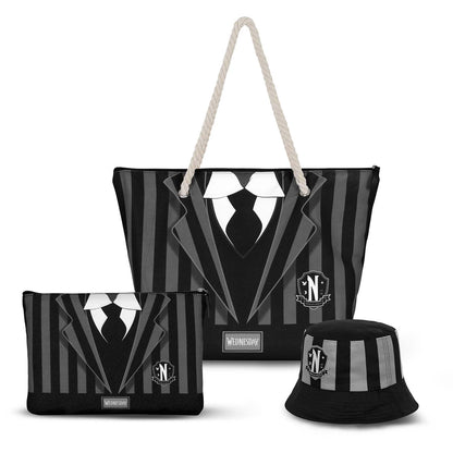 trousse de toilette mercredi uniforme karactermania