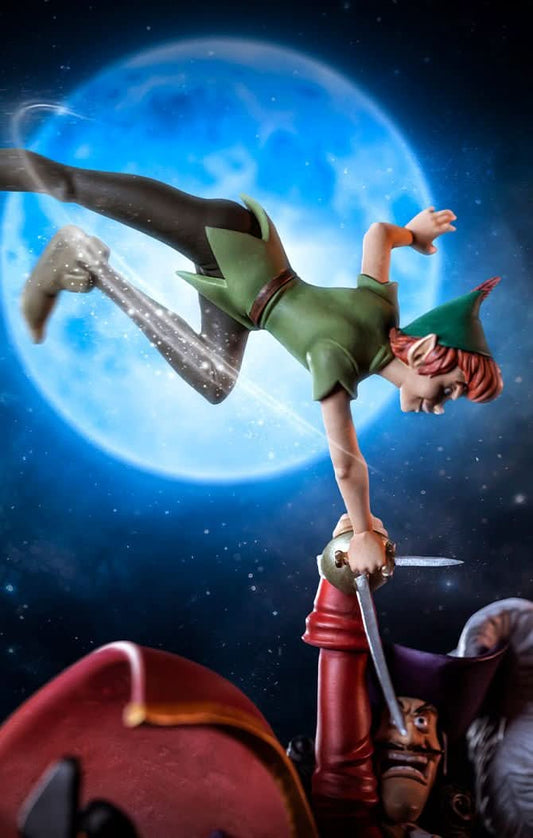 Peter Pan vs Hook Statue - Disney 100th - Peter Pan - Art Scale 1/10 - Disney Classics