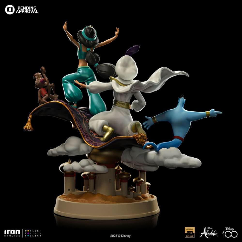 Statue Aladdin and Jasmine Deluxe - Disney 100th - Aladdin - Art Scale 1/10 - Disney Classics