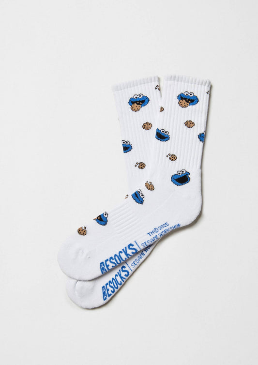 BeSesameStreet Cookie Monster Full Street Socken