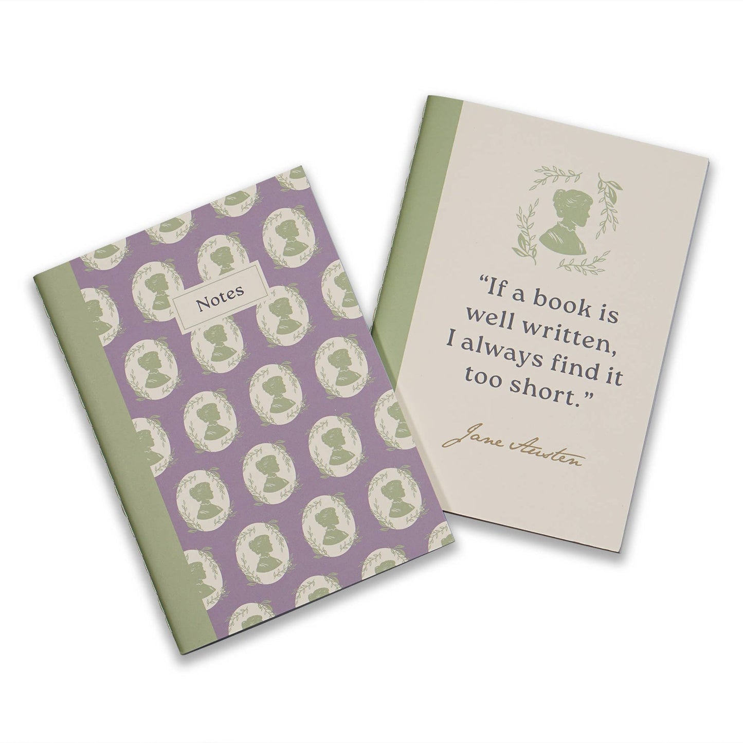 Ensemble de 2 carnets A6 Jane Austen