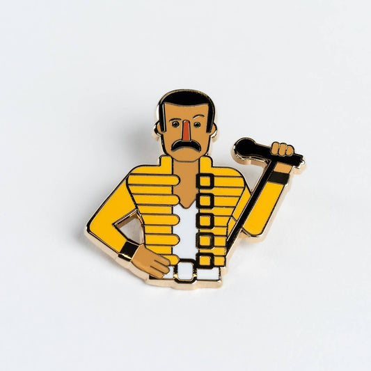 Freddie Mercury Emaille-Anstecker