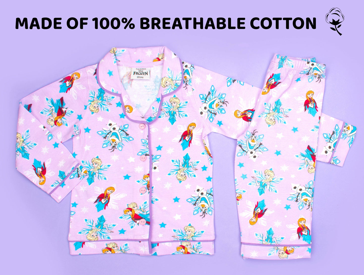 Pyjama enfant – FROZEN with Buttons