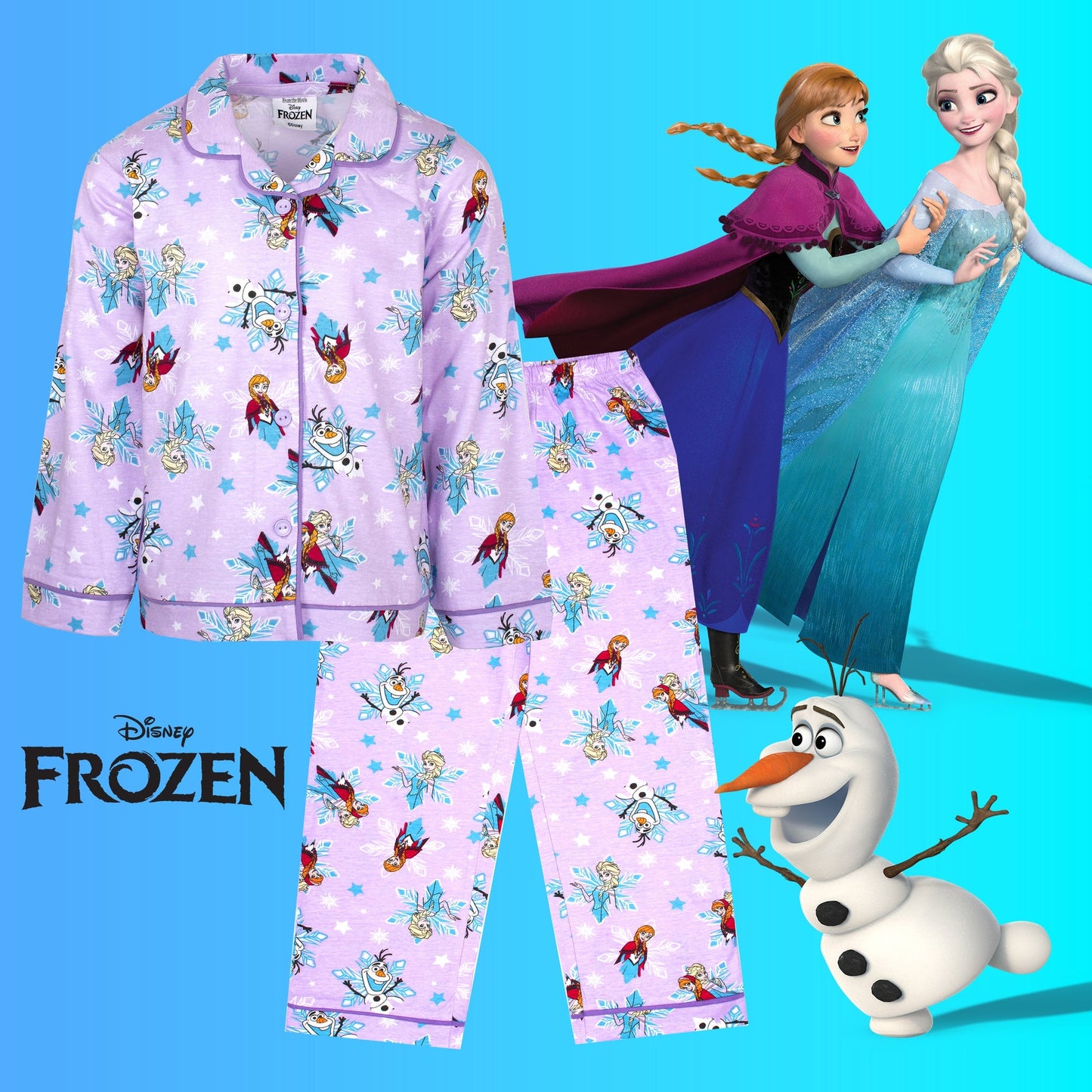 Pyjama enfant – FROZEN with Buttons