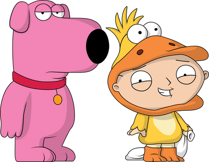Stewie & Brian beim Süßes-oder-Saures-Spielen