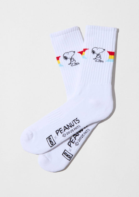 BeSnoopy Rue Arc-en-ciel - Chaussettes 100% Coton Bio: Blank / 41/46